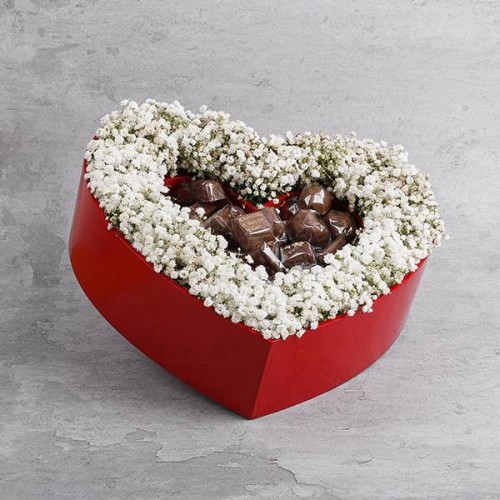 Heart White Gypso (1/2 Kg)