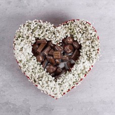 Heart White Gypso (1 Kg)