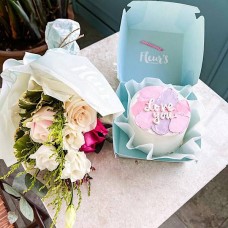 Lunchbox Rose Cake (Pink)