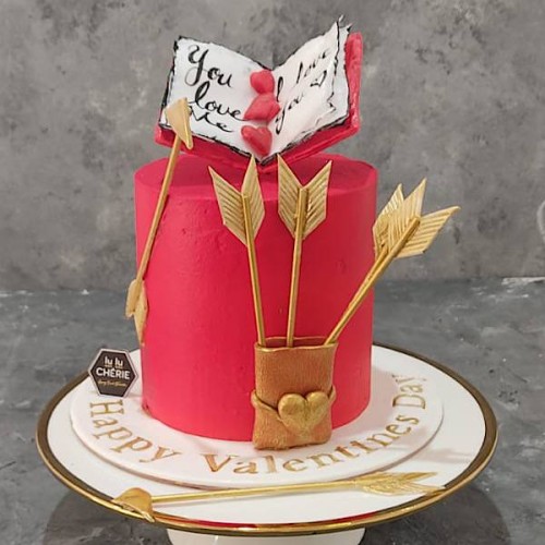 Cupids Arrow Cake