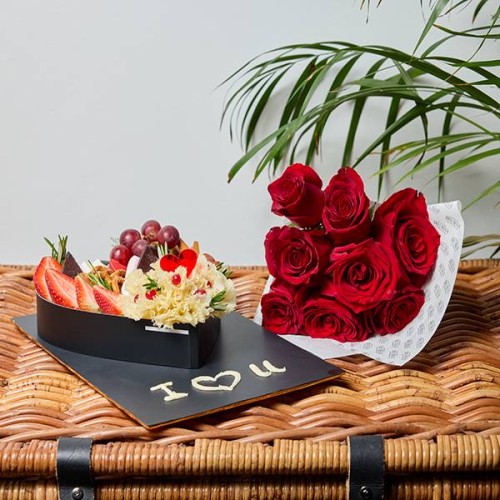 Love Cheese Board Flowers