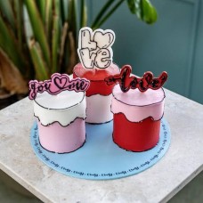 Comic Trio Cake