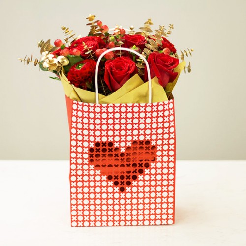 Red Heart Bouquet