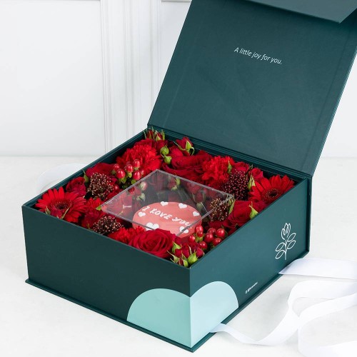 Red Flower Box