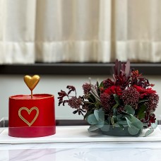 Red & White Fantasy Cake