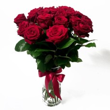 Bouquet red roses, 50cm (35 roses)