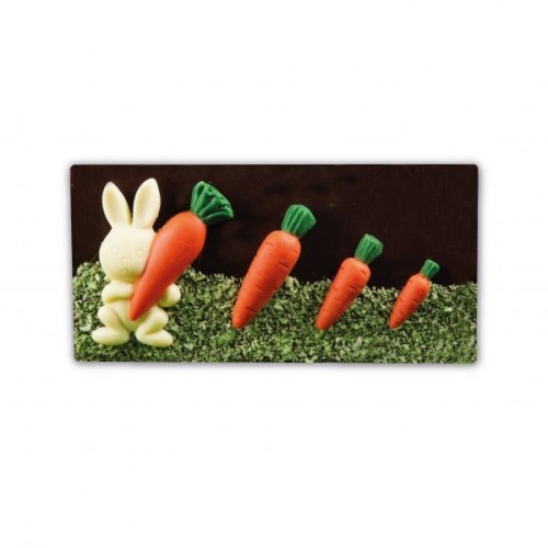 Bunny's Garden Dark Chocolate Bar