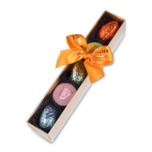 Delightful Easter Egg & Praline Gift Box (5pcs)