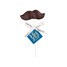 Mustache Dark Chocolate Lollipop