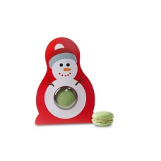 Snowman Macaron Gift Box (1pc)