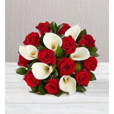Holiday Red Rose & Calla Lily Bouquet (Bouquet Only)