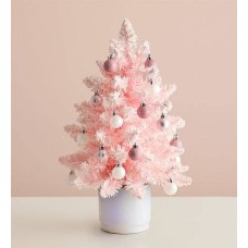 Pink Frost Holiday Tree