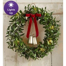 Eucalyptus Country Bells Wreath with Lights- 20