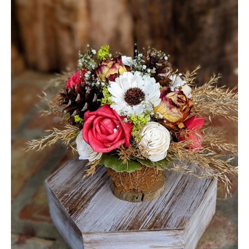 Preserved Flower Bouquet With Fragrance Luxury Gift Set