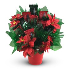 GhirardelliÂ® Poinsettia Candy Bouquet (Medium)