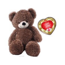 Teddy (100Cm) And Chocolate