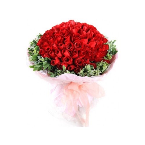 100 Amazing Red Roses (Basic)