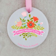Happy Mother's Day Circular Ornament