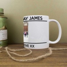 Personalised Message Photo Mug