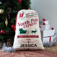 North Pole Express Personalised Santa Sack