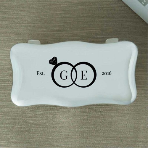 Personalised Ring Trinket Box