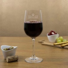 King & Queen Personalised Wine Glasses