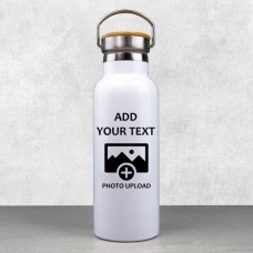 Customise Me White Drink Bottle