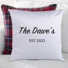 Satin Message Personalised Cushion