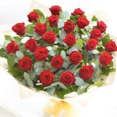 Two Dozen Lux Red Roses