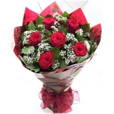 6 Red Roses