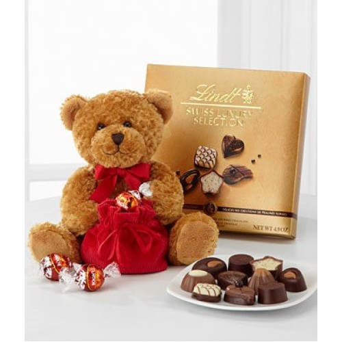 Lindt Gift Box & Teddy