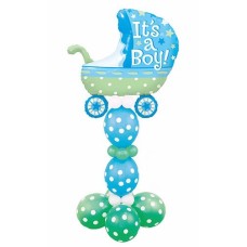 It's A Boy! Baby Newborn Balloon Stand