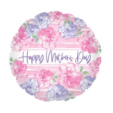 Happy Mother's Day Pink & Lavender Floral Balloon