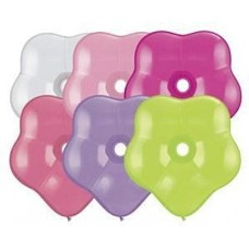 Assorted Flower Shape Latex Balloons