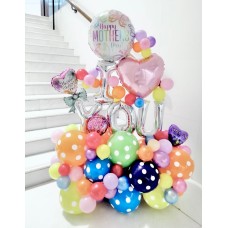 I Love you MOM Balloon Arrangement