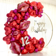 Kisses & Hearts Balloon Arrangement