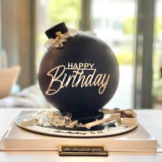 Black Bomb Cake