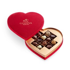 Valentine Godiva Coeur - 12 pc
