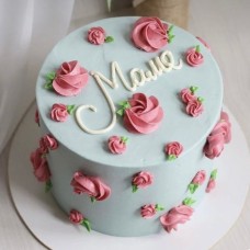 Mother's Day Floral Cake