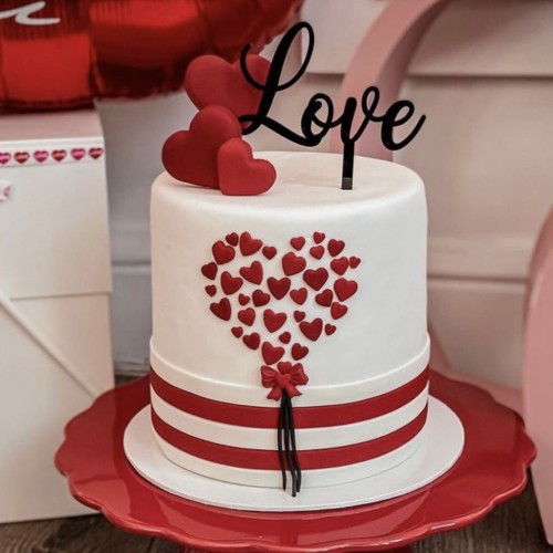 Love Hearts Cake