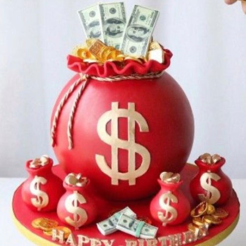 Dollars Bomb Cake