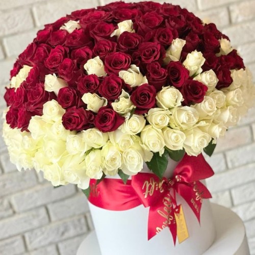 200 Roses Round Gift Box