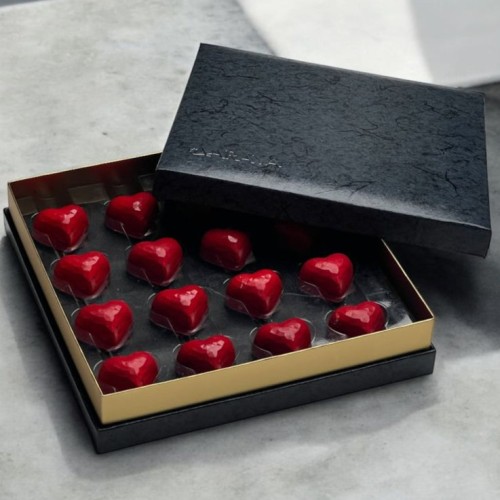 Jewel Heart Chocolate Valentine Gift Box - 16 pcs