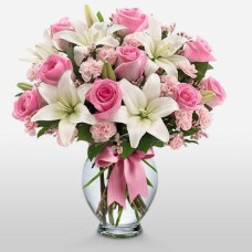 Baby Pink Flower Vase