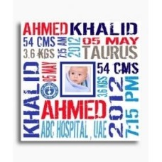 Newborn Personalized Canvas Gift