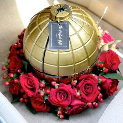 Bomb Explosion Box with Roses