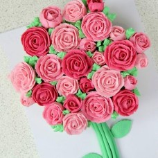 Pink Roses Cupcake Bouquet