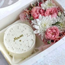 Mini Cake & Flower Set