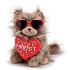 You're Purrfect Cat with Sunglasses Plush