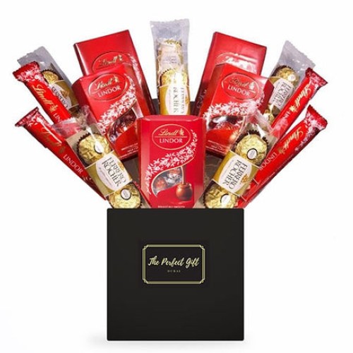 Lindt & Ferrero Rocher Chocolate Bouquet